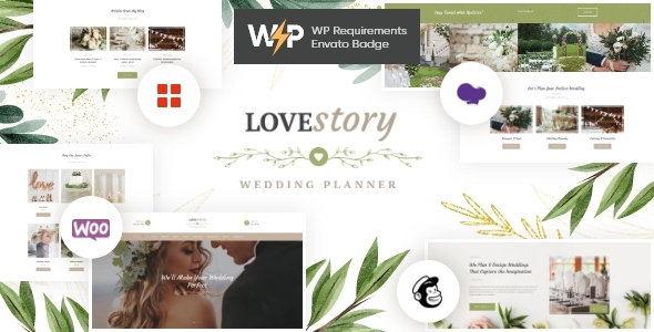 Love Story – Wedding and Event Planner WordPress Theme