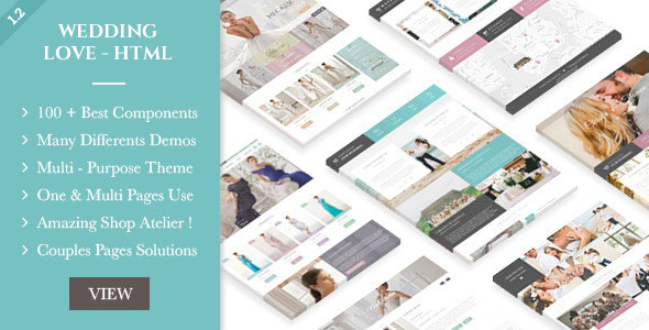 Wedding – HTML Template