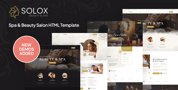Solox – Spa & Beauty HTML Template