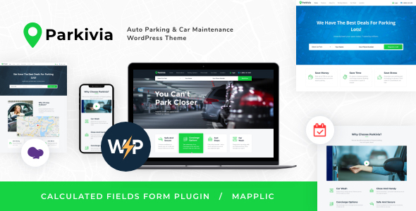 Parkivia – Car Parking Lot & Maintenance WordPress Theme