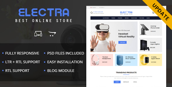 Electra – OpenCart 2 & 3 Responsive Theme
