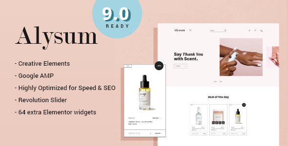 Alysum – Premium Prestashop 9 AMP Theme