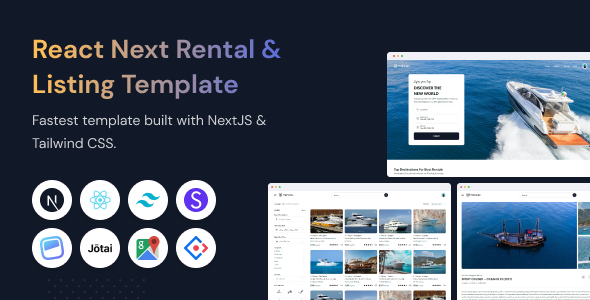 TripFinder – React Next Rental, Travel & Listing Template