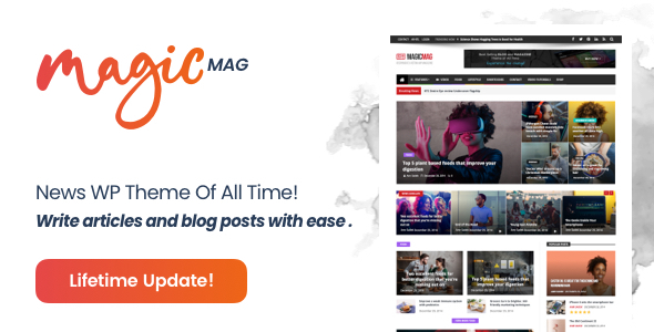 MagicMag – Creative Blog & News WordPress Theme