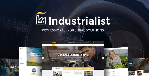 Industrialist – Industry & Manufacturing WordPress Theme