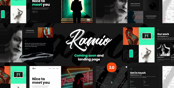 Ramio – Clean Coming Soon and Landing Page Template