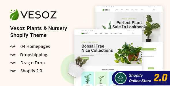 Vesoz – Plants And Nursery Shopify Theme