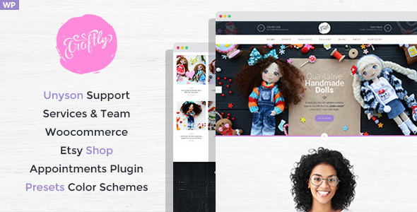 Craftly – Hobby and Crafts WordPress Theme