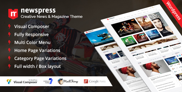 NewsPress – Responsive News / Magazine WordPress Theme