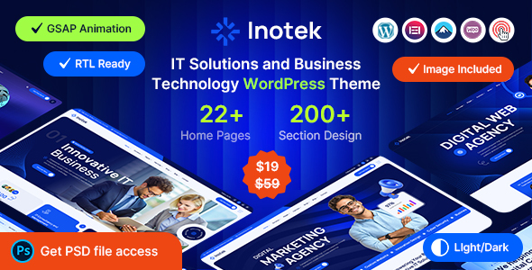Inotek – IT Solutions and Business Technology WordPress Theme