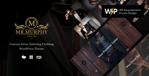 Mr. Murphy – Dress Making & Tailor WordPress Theme