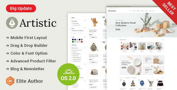 Artistic – Art & Craft Store Shopify Responsive Theme