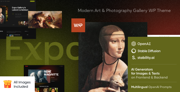 Expo – Art Gallery & Museum WordPress Theme