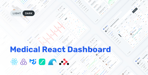 Medux – Medical React Dashboard