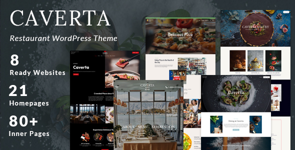 Caverta – Restaurant WordPress Theme
