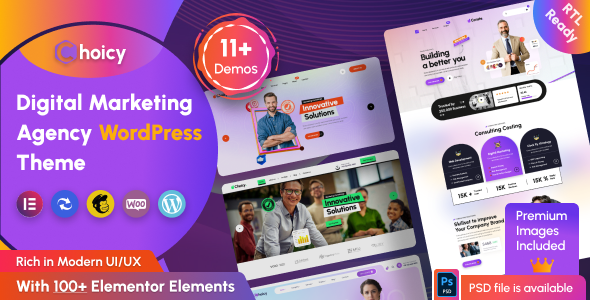 Choicy – Digital Marketing Agency WordPress