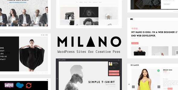 Milano – Creative Minimal Portfolio & Photography WordPress Theme