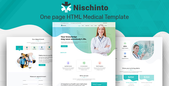 Nischinto – Medical Landing Page HTML Template