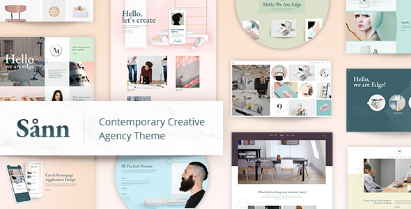 Sånn – Design Portfolio WordPress Theme