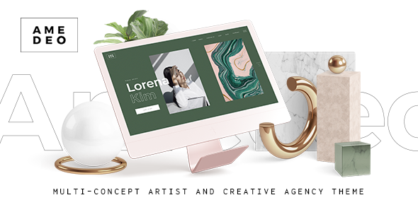 Amedeo – Multi-concept Artist and Creative Agency WordPress Theme
