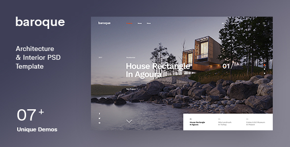 Baroque – Architecture & Interior PSD Template