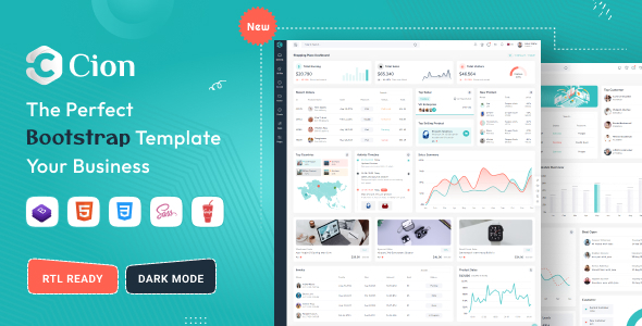 Cion – Bootstrap Admin Dashboard Template