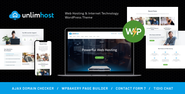 UnlimHost – Web Hosting & Cloud Service WordPress Theme