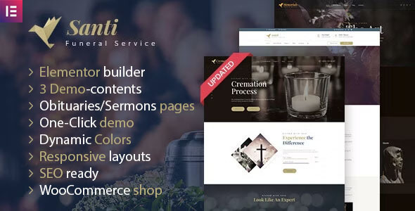 Santi – Funeral Home WordPress Theme