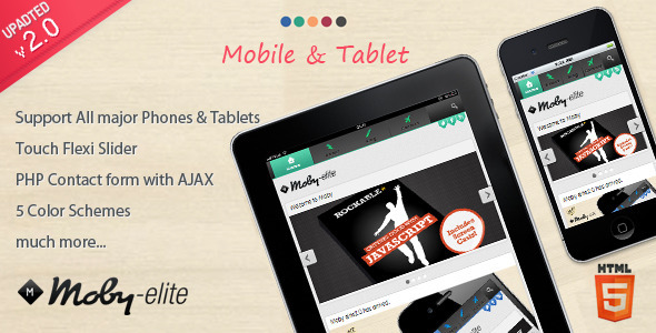 Moby elite – Mobile Template