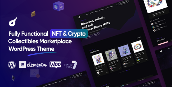 NFT & Crypto WordPress Theme – Netstorm