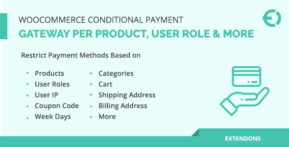 Conditional Payment Gateway for WooCommerce