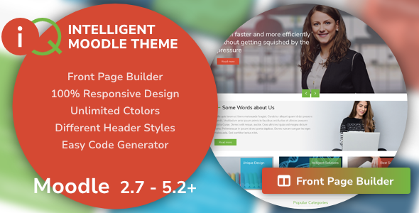 IQ – Intelligent Moodle Theme