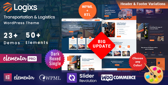 Logixs – Transport Logistics WordPress