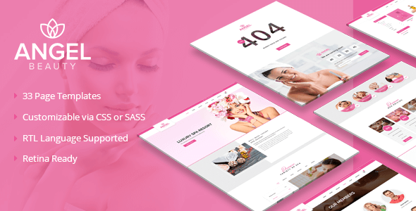 Angel – Beauty Spa & Massage Salon Theme