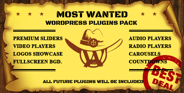 Most Wanted WordPress Plugins Pack