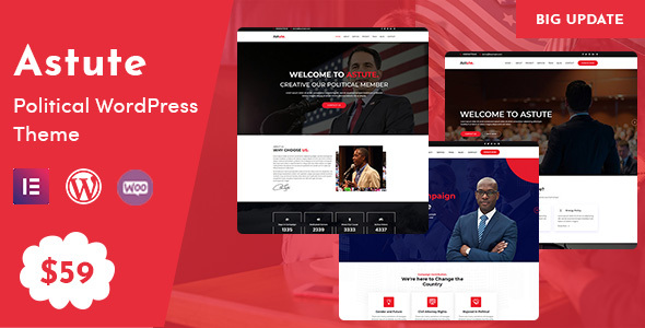 Astute – Political Responsive WP theme