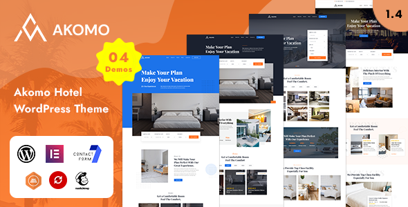 Akomo – Resort and Hotel WordPress Theme