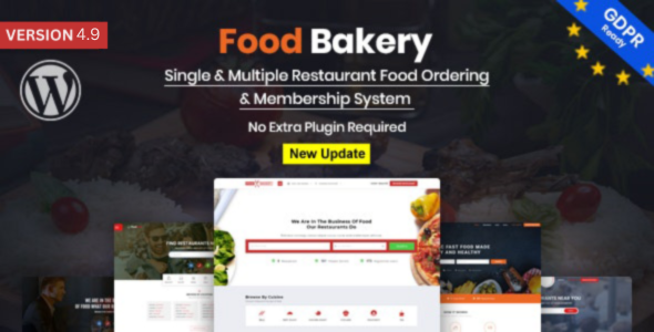 FoodBakery – Delivery Restaurant Directory WordPress Theme