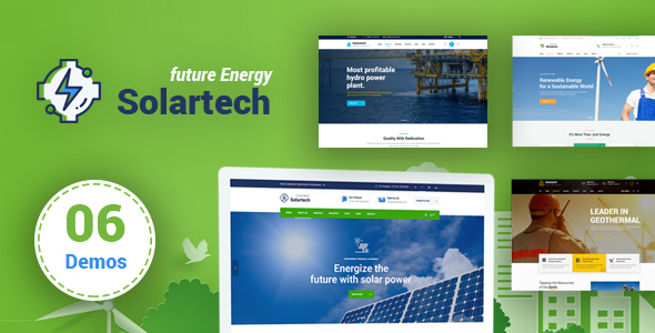 Solar Tech – Renewable Energy HTML Template