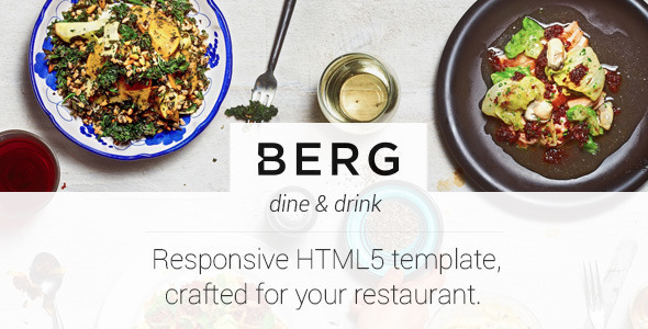 Berg – Restaurant Dedicated HTML5 Template