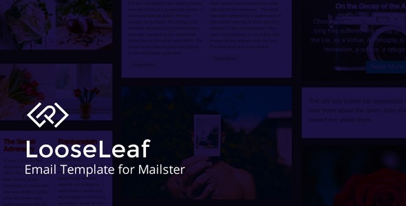 LooseLeaf – Email Template for Mailster