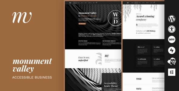 Monument Valley – Accessible Business & WooCommerce WordPress Theme