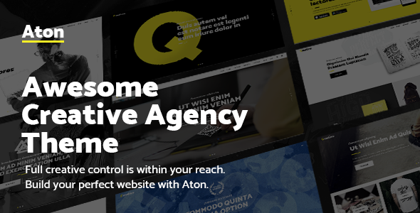 Aton – Modern Creative Design Agency WordPress Theme