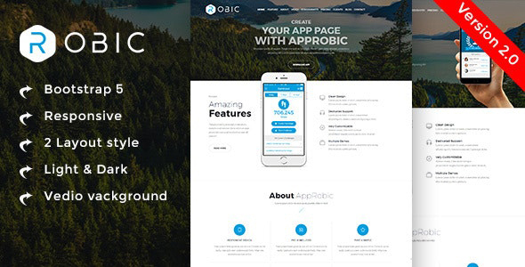 Multipurpose Landing Page Template – Robic