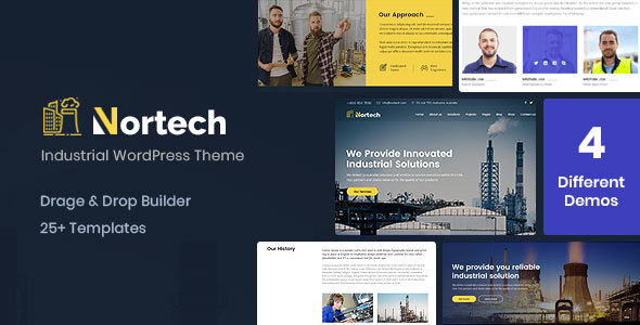 Nortech – A Industry and Engineering WordPress Theme