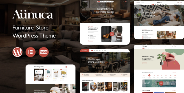 Aunuca – Furniture Store WordPress Theme
