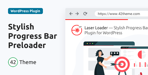 Laser Loader – Stylish Progress Bar Preloader