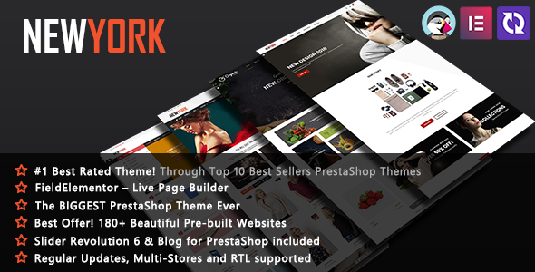 NewYork – Elementor Multi-Purpose PrestaShop Theme