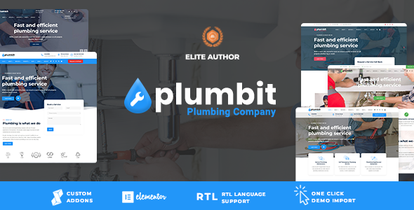 Plumbit – Plumbing WordPress Theme