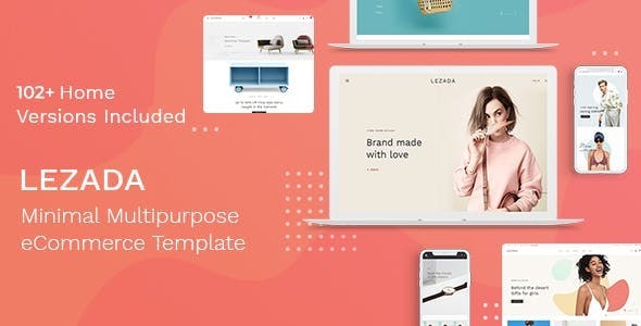 Lezada – Multipurpose eCommerce HTML Template with multi vendor